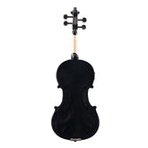 Glarry GV102 4/4 Acoustic EQ Electric Solid Wood Violin - Black